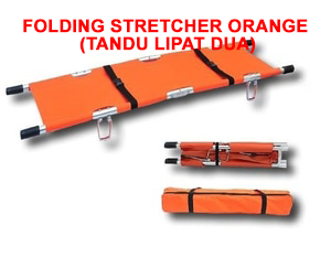 FOLDING STRETCHER ORANGE (TANDU LIPAT DUA)