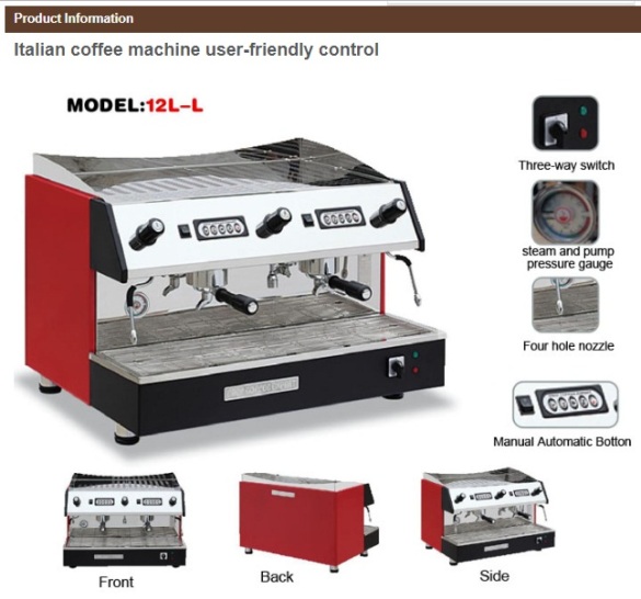 Italian coffee machine user-friendly control-2